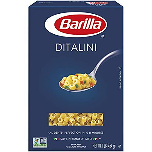 Barilla Pasta  16 Ounce Pack of 16  Ditalini
