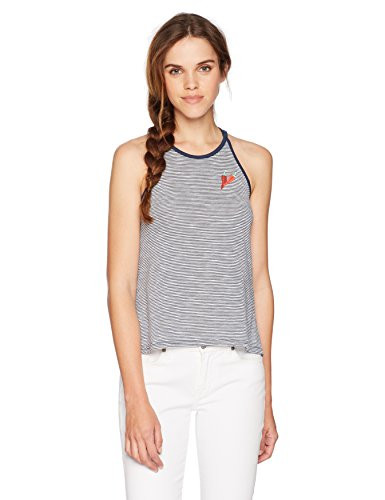 Roxy Junior s Chili Pepper Strappy Tank Top  Dress Blues Marshmallow  S
