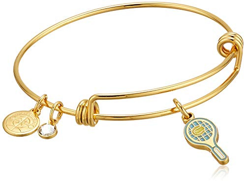Alex and Ani Halos   Glories  Tennis Shiny Gold Bangle Bracelet