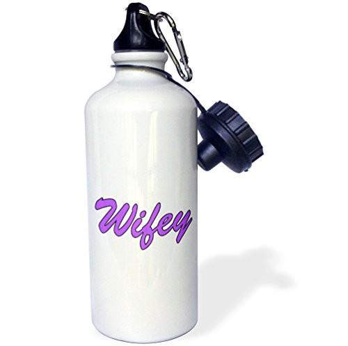 3dRose Wifey Purple Sports Water Bottle 21oz 21 oz Multicolor 3dRose Wifey Purple Sports Water Bottle 21oz 21 oz Multicolor
