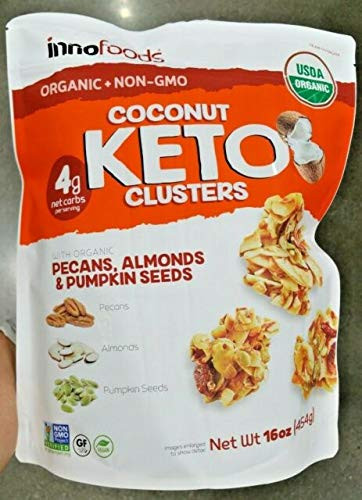Coconut Keto Clusters with Organic Pecans  Almonds   Pumpkin Seeds