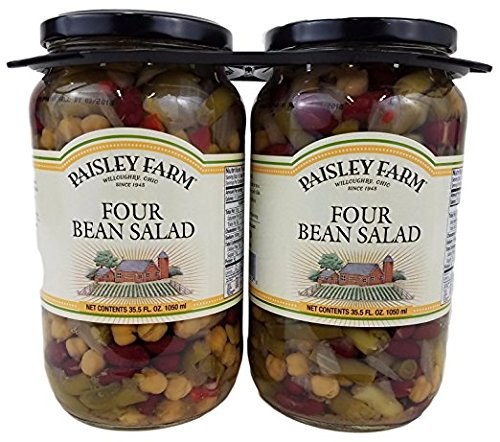 Paisley Farm Natural Four Bean Salad Glass 35 5 fl oz Each 2pack
