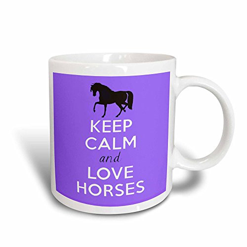 3dRose Keep Calm And Love Horses Purple Magic Transforming Mug 11 oz 3dRose Keep Calm And Love Horses Purple Magic Transforming Mug 11 oz