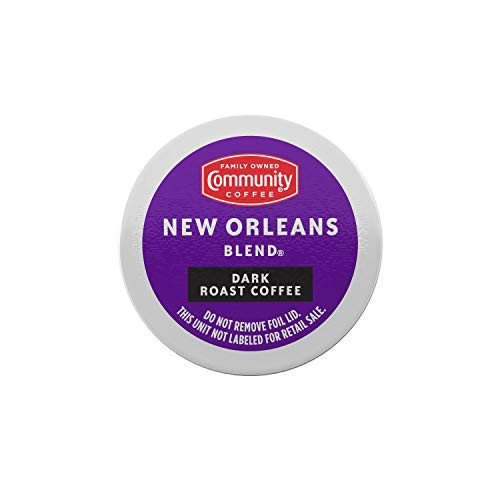 Community Coffee New Orleans Blend 36 Count Coffee Pods Dark Roast Compatible with Keurig 2 0 K Cup Brewers 12 Count Pack of 3 Community Coffee New Orleans Blend 36 Count Coffee Pods Dark Roast Compatible with Keurig 2 0 K Cup Brewers 12 Count Pack of 3