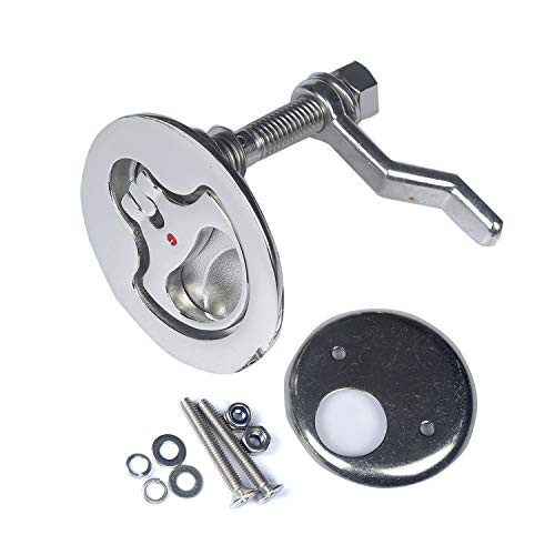 MX Boat Cam Latch Marine Hatch Flush Pull Stainless Steel W Fasteners