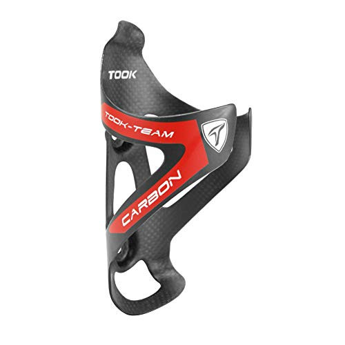 TOSEEK Carbon Fiber Water Bottle Cages Lightweight Bicycle Water Bottle Holder Bike Cages Brackets Red Matt TOSEEK Carbon Fiber Water Bottle Cages Lightweight Bicycle Water Bottle Holder Bike Cages Brackets Red Matt
