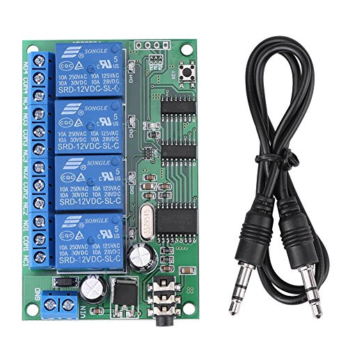 AD22B04 12V Signal Decoder 4 Channel DTMF Tone Relay Phone Remote Control PLC