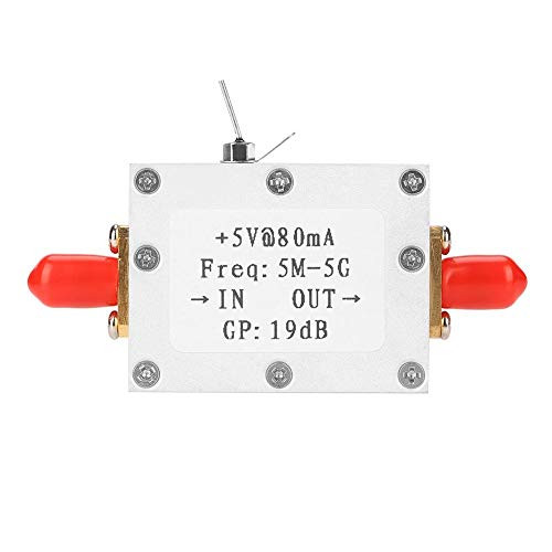 5M 5GHz Wideband RF Signal Amplifier Broadband Module Gain 19dBm at 2GHz Low Noise Receiver Amplification
