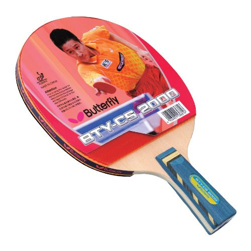 Butterfly BTY CS 2000 Table Tennis Racket - Chinese Penhold Ping Pong Paddle - ITTF Approved