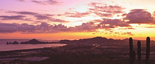 Posterazzi View Of Cabo San Lucas And Tip Baja California Sur Mexico Poster Print   24 x 10