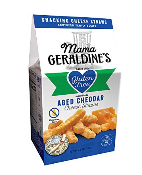Mama Geraldine s Gluten Free Cheddar Cheese Straws Crunchy Baked Savory Snack Food 4 5 ounce 4 Pack Mama Geraldine s Gluten Free Cheddar Cheese Straws Crunchy Baked Savory Snack Food 4 5 ounce 4 Pack