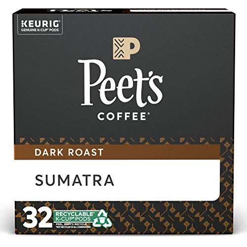 Peet's Coffee Sumatra K-Cup Coffee Pods 