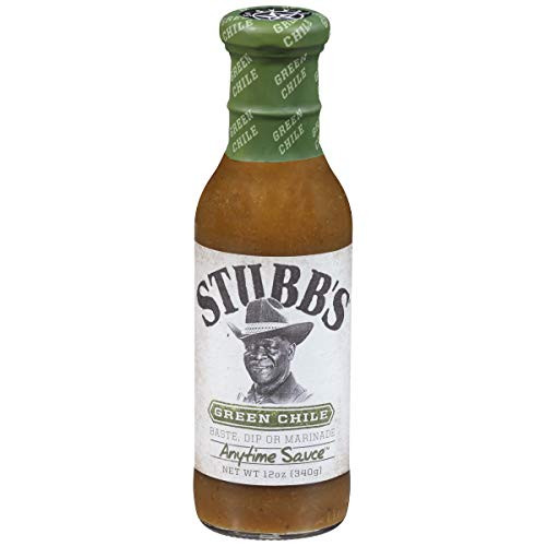 Stubb s Green Chile Anytime Sauce 12 oz Pack of 4 Stubb s Green Chile Anytime Sauce 12 oz Pack of 4