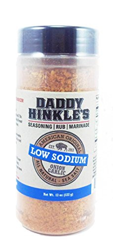 Daddy Hinkle s 11 oz Seaoning Rub Marinade Low Sodium
