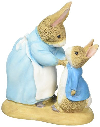 Beatrix Potter Miniature Figurine   Mrs Rabbit and Peter  271780