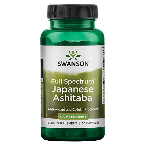 Swanson Full Spectrum Japanese Ashitaba 500 Milligrams 60 Capsules