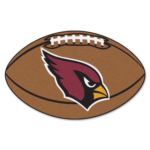 FANMATS NFL Arizona Cardinals Nylon Face Football Rug FANMATS NFL Arizona Cardinals Nylon Face Football Rug
