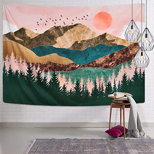 Sevenstars Mountain Tapestry Forest Tree Tapestry Sunset Tapestry Nature Landscape Tapestry Wall Hanging for Room 59 1 x 59 1 inches Sevenstars Mountain Tapestry Forest Tree Tapestry Sunset Tapestry Nature Landscape Tapestry Wall Hanging for Room 59 1 x 59 1 inches