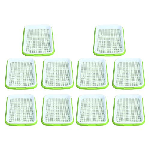 Homend Seed Sprouter Tray Seed Germination Tray BPA Free Nursery Tray for Seedling Planting Great for for Garden Home Office 10 Homend Seed Sprouter Tray Seed Germination Tray BPA Free Nursery Tray for Seedling Planting Great for for Garden Home Office 10