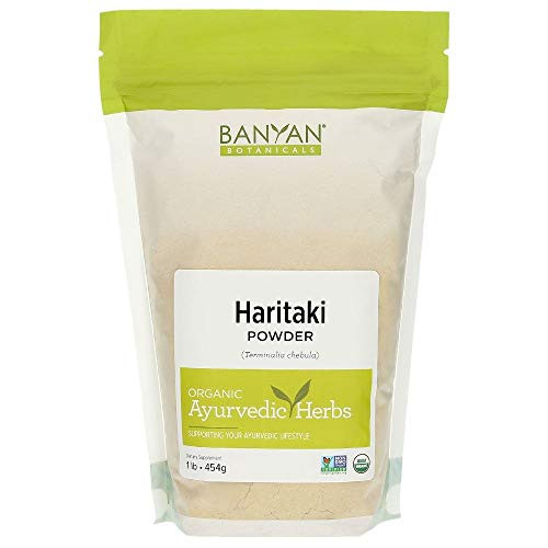 Banyan Botanicals Haritaki Powder Certified Organic 1 Pound Terminalia chebula Detoxification Rejuvenation* Banyan Botanicals Haritaki Powder Certified Organic 1 Pound Terminalia chebula Detoxification Rejuvenation*