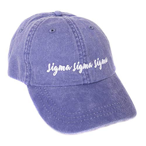 Sigma Sigma Sigma N Sorority Baseball Hat Cap Cursive Name Font Tri Sigma Purple N Sigma Sigma Sigma N Sorority Baseball Hat Cap Cursive Name Font Tri Sigma Purple N