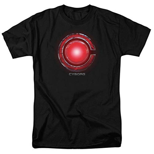 Justice League Movie Cyborg Logo DC Comics T Shirt   Stickers  Large