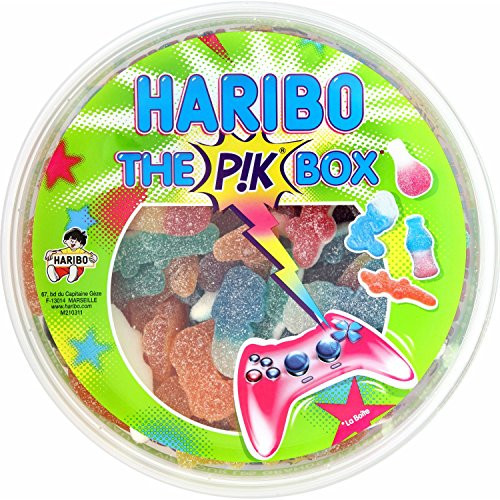 Haribo The Pik Box   Resealable Plastic Tub from FRANCE