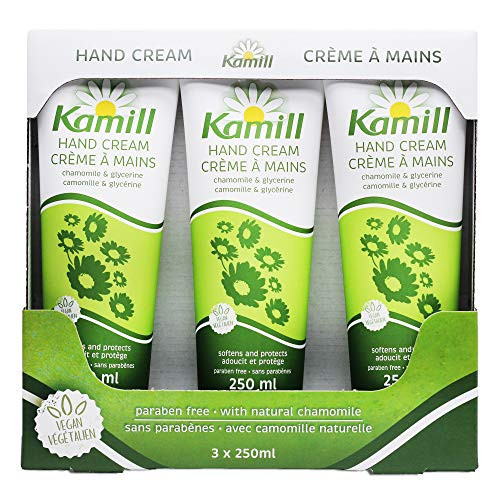 Kamill Chamomile And Glycerine Vegan Hand Cream  8 45 Fl Oz   250 mL x 3 Pack