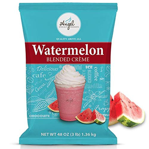 Angel Specialty Products Blended Smoothie Frappe Powder Mix Watermelon 3 LB 34 Servings Angel Specialty Products Blended Smoothie Frappe Powder Mix Watermelon 3 LB 34 Servings