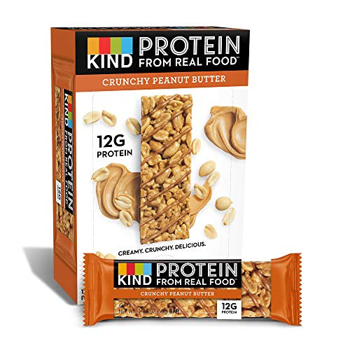KIND Protein Bars  Crunchy Peanut Butter  Gluten Free  12g Protein 1 76 Ounce  12 Count