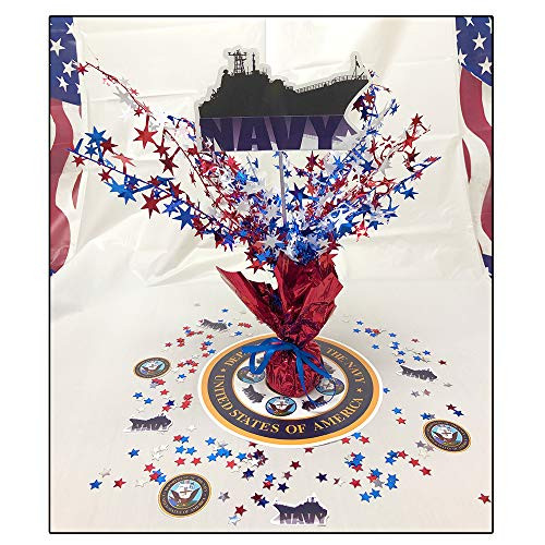 US Navy Ship Centerpiece Table Decoration Kit  Each  by Partypro