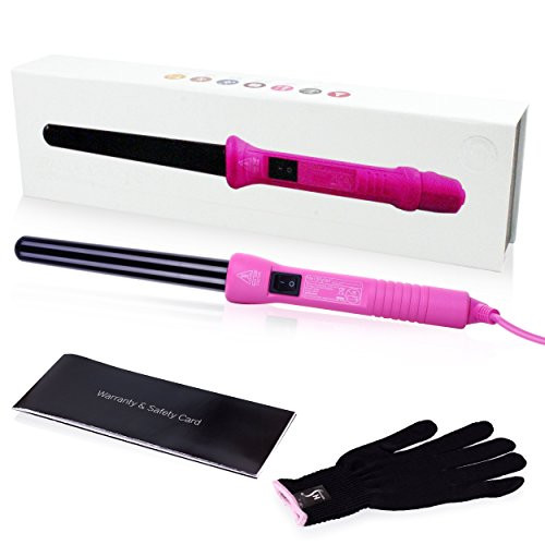Herstyler Grande One Inch Curling Iron| Pink Wand Curling Iron| Curling Wand With Negative Ion Technology | Dual Voltage Curling Irons | Curling Iron That Gives Great Curls For A Hotstepper Herstyler Grande One Inch Curling Iron| Pink Wand Curling Iron| Curling Wand With Negative Ion Technology | Dual Voltage Curling Irons | Curling Iron That Gives Great Curls For A Hotstepper