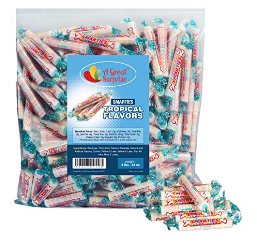 Smarties  Tropical Smarties  Smarties Candy Rolls  Tropical Candy   Orange Candy   Bulk Candy  4 Pounds