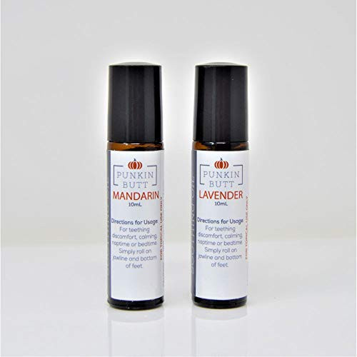 Punkin Butt Soothing Oil Set  Calm Baby with Organic Lavender and Mandarin Essential Oils