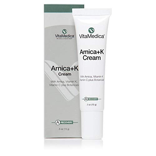 VitaMedica Arnica   Vitamin K Topical Cream with Vitamin C   Botanicals for Bruised   Swollen Skin  3 Week Supply