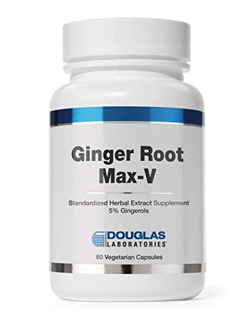 Douglas Laboratories   Ginger Root Max V Revised   Standardized Ginger Root Formula for Digestive Support   60 Capsules