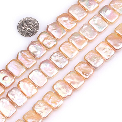 GEM inside Natural Gemstone 12x16mm Pink Top Drilled Rectangle Nuclear Edison Pearls Stone Beads for Jewelry Making Loose Beads 15 GEM inside Natural Gemstone 12x16mm Pink Top Drilled Rectangle Nuclear Edison Pearls Stone Beads for Jewelry Making Loose Beads 15