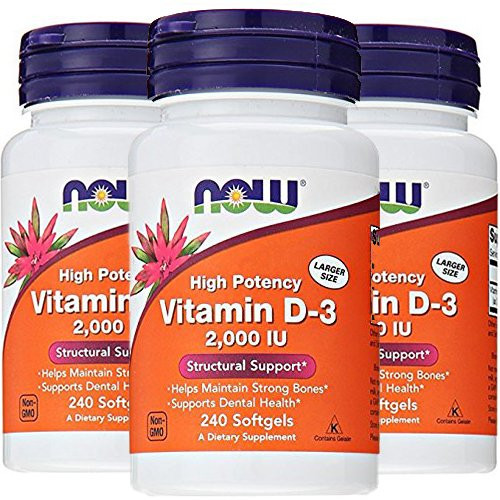 Vitamin D 3 2000 IU 240 Softgels Pack of 3 Vitamin D 3 2000 IU 240 Softgels Pack of 3