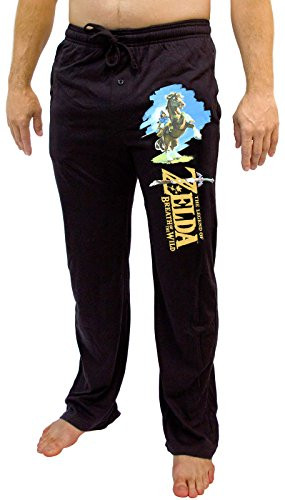 Bioworld The Legend of Zelda  Breath of The Wild Sleep Pants X Large Black