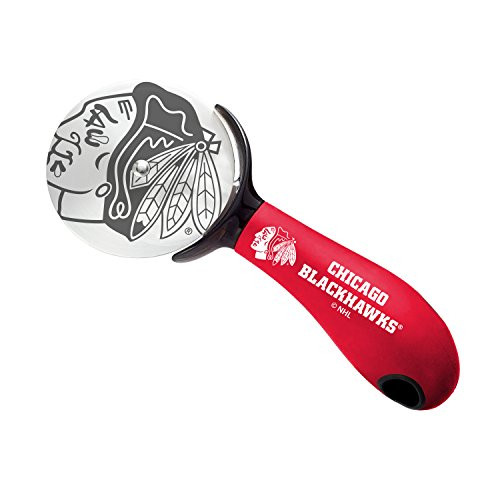 Sports Vault NHL Chicago Blackhawks Pizza Cutter Sports Vault NHL Chicago Blackhawks Pizza Cutter