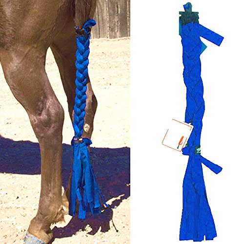 Intrepid International Tailwrap Tequin Tail Braid  Long  Hunter Green