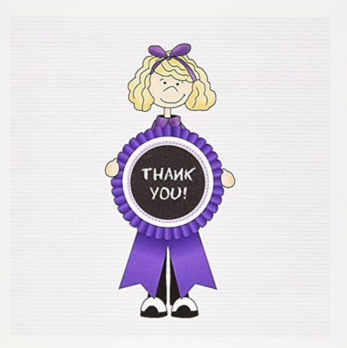 3dRose Little Blonde Girl with Purple THANK YOU Ribbon Greeting Cards 6 x 6 Set of 12 gc 203391 2 3dRose Little Blonde Girl with Purple THANK YOU Ribbon Greeting Cards 6 x 6 Set of 12 gc 203391 2