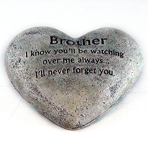 Gerson Heart Shaped Memory Stone for Brother