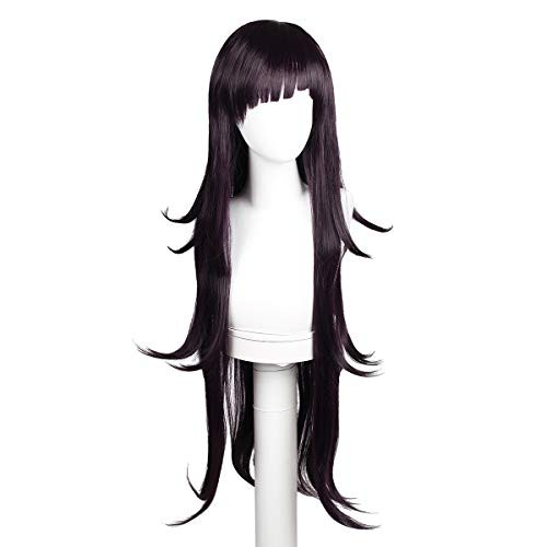 ColorGround Long Purple Cosplay Wig for Halloween