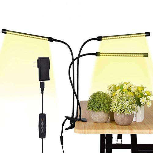 Indoor Plant Light Full Spectrum Grow Light Sunlight Lamp for Indoor Plants Succulent Garden 3 Heads LED Grow Light with 3 6 12H Timer 3 Switch Modes 6 Dimmable Levels Adjustable Gooseneck Indoor Plant Light Full Spectrum Grow Light Sunlight Lamp for Indoor Plants Succulent Garden 3 Heads LED Grow Light with 3 6 12H Timer 3 Switch Modes 6 Dimmable Levels Adjustable Gooseneck