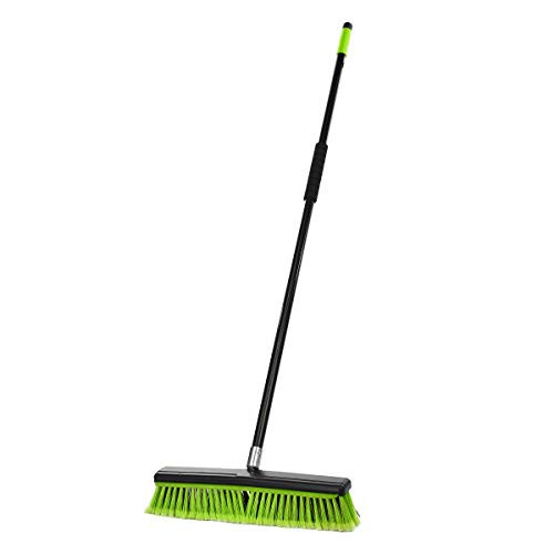 2 in 1 Multi Surface Squeegee Push Broom  18 Inch  1 Pack