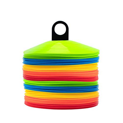 100 Pack Disc Cones Agility Soccer Cones with Holder for Training Football Kids Sports Field Cone Markers Soccer disc Cones 100 100 Pack Disc Cones Agility Soccer Cones with Holder for Training Football Kids Sports Field Cone Markers Soccer disc Cones 100