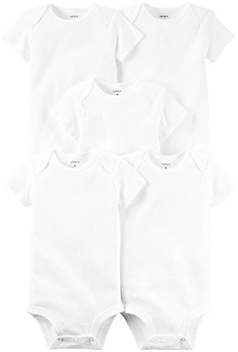 Carter s Baby White Multi pk Bodysuits 126g387  New Born