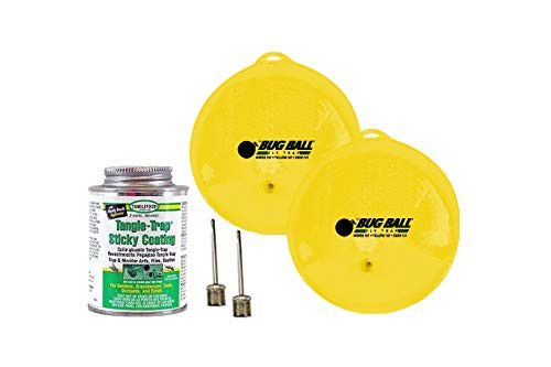 Gnat Ball Starter kit   Gnats  House Fly  No See Um  Aphids whiteflies and Love Bug Trap