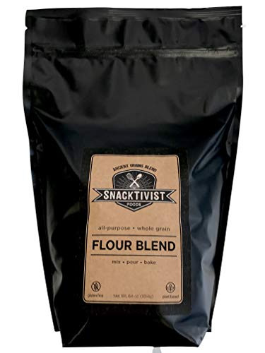 Snacktivist Foods Gluten Free Flour Blend Baking Mix  Non GMO  4 pound bag